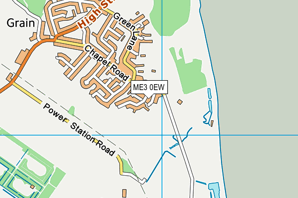 ME3 0EW map - OS VectorMap District (Ordnance Survey)