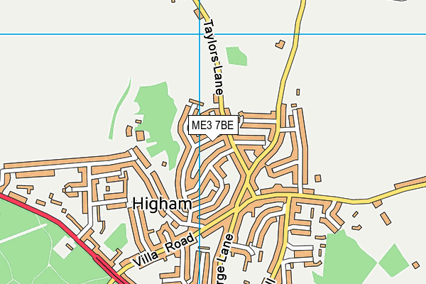 ME3 7BE map - OS VectorMap District (Ordnance Survey)