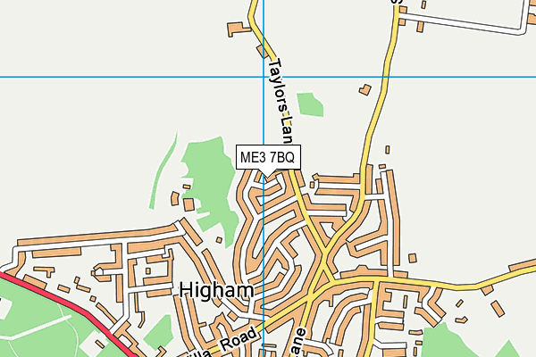 ME3 7BQ map - OS VectorMap District (Ordnance Survey)