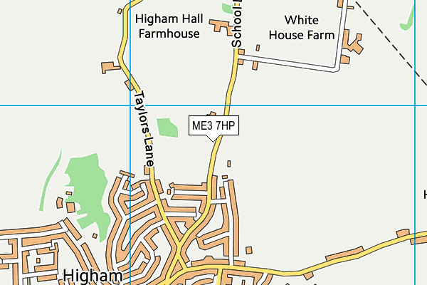 ME3 7HP map - OS VectorMap District (Ordnance Survey)