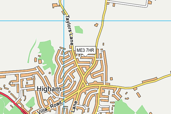 ME3 7HR map - OS VectorMap District (Ordnance Survey)