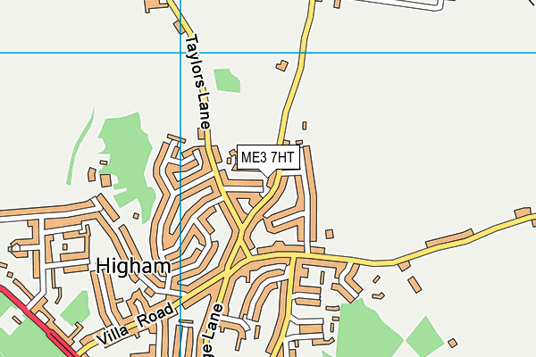 ME3 7HT map - OS VectorMap District (Ordnance Survey)