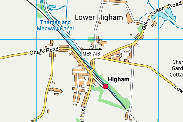 ME3 7JB map - OS VectorMap District (Ordnance Survey)