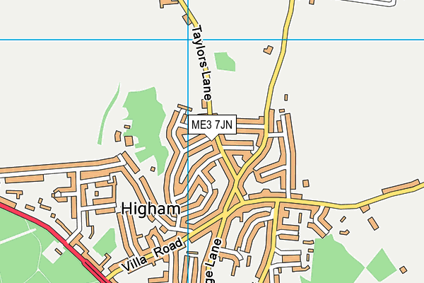 ME3 7JN map - OS VectorMap District (Ordnance Survey)