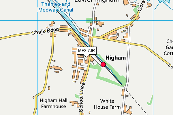 ME3 7JR map - OS VectorMap District (Ordnance Survey)