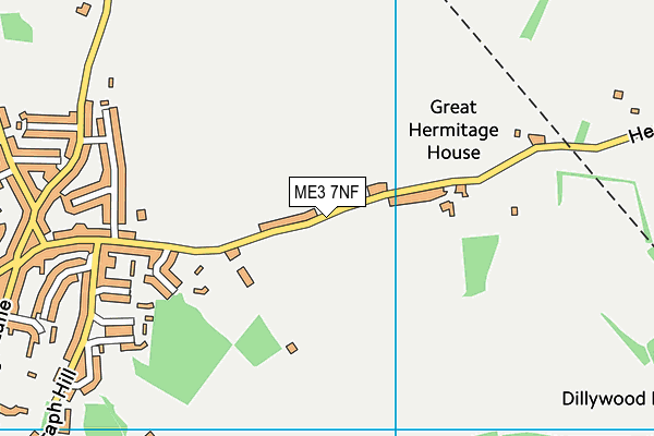 Map of KELLY RADIO SERVICES LTD at district scale