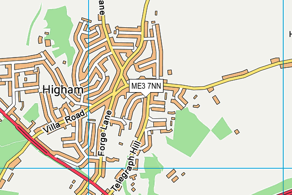 ME3 7NN map - OS VectorMap District (Ordnance Survey)