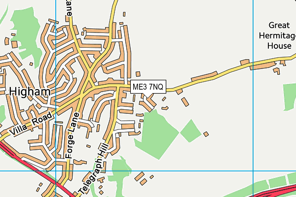 ME3 7NQ map - OS VectorMap District (Ordnance Survey)
