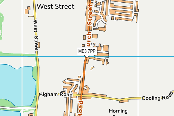 ME3 7PP map - OS VectorMap District (Ordnance Survey)