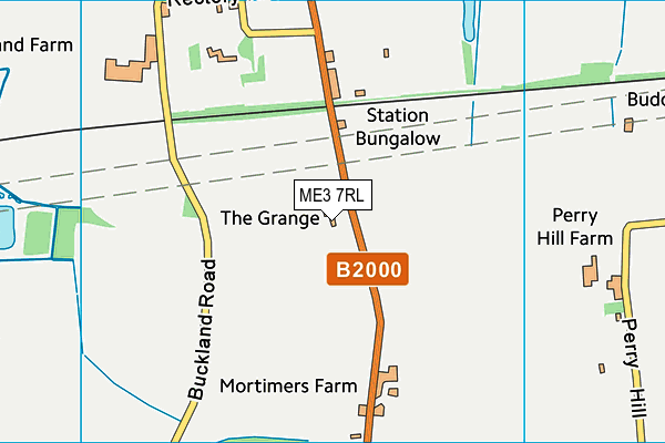 ME3 7RL map - OS VectorMap District (Ordnance Survey)