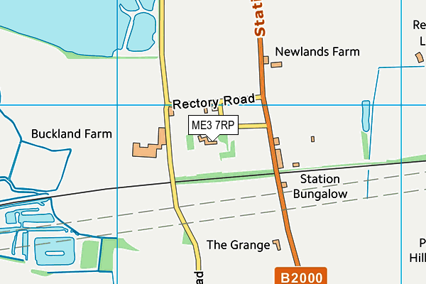 ME3 7RP map - OS VectorMap District (Ordnance Survey)