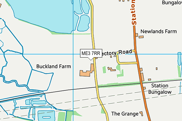 ME3 7RR map - OS VectorMap District (Ordnance Survey)