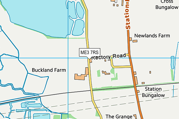 ME3 7RS map - OS VectorMap District (Ordnance Survey)