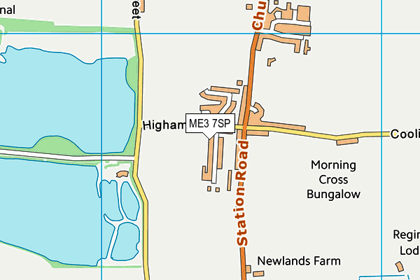 ME3 7SP map - OS VectorMap District (Ordnance Survey)