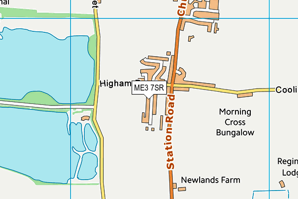 ME3 7SR map - OS VectorMap District (Ordnance Survey)