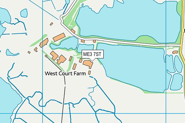 ME3 7ST map - OS VectorMap District (Ordnance Survey)
