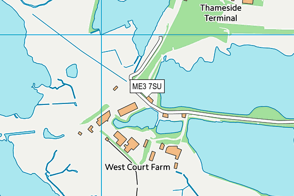 ME3 7SU map - OS VectorMap District (Ordnance Survey)