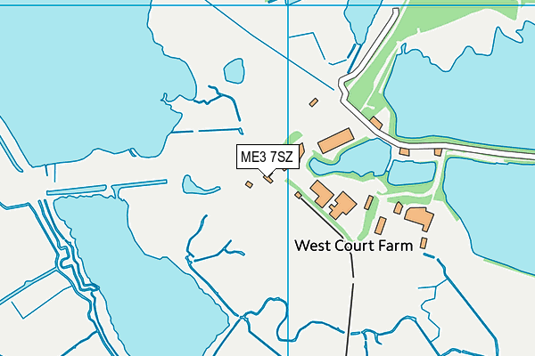 ME3 7SZ map - OS VectorMap District (Ordnance Survey)