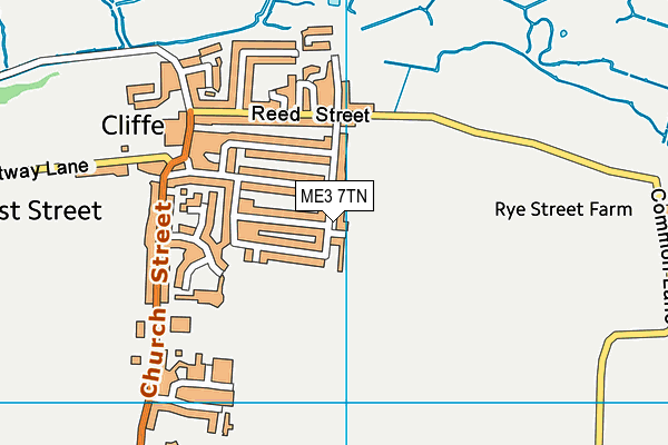 ME3 7TN map - OS VectorMap District (Ordnance Survey)