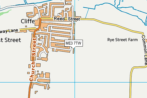 ME3 7TW map - OS VectorMap District (Ordnance Survey)