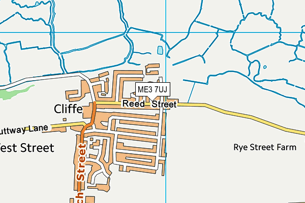 ME3 7UJ map - OS VectorMap District (Ordnance Survey)