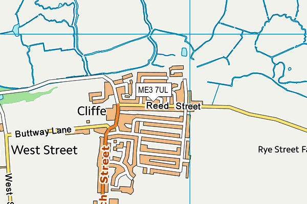 ME3 7UL map - OS VectorMap District (Ordnance Survey)