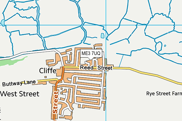 ME3 7UQ map - OS VectorMap District (Ordnance Survey)