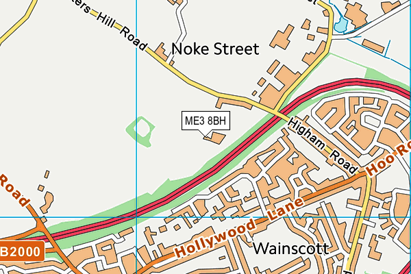 ME3 8BH map - OS VectorMap District (Ordnance Survey)