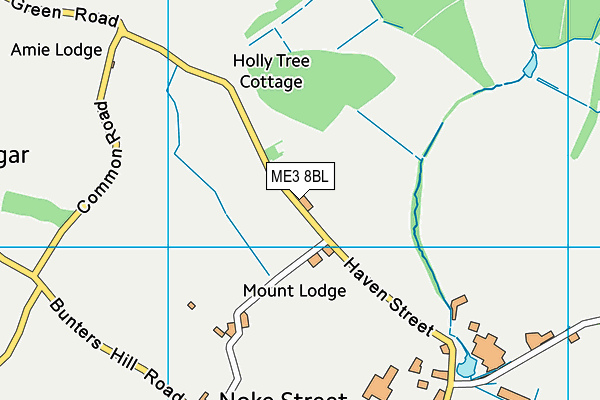 ME3 8BL map - OS VectorMap District (Ordnance Survey)