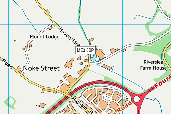 ME3 8BP map - OS VectorMap District (Ordnance Survey)