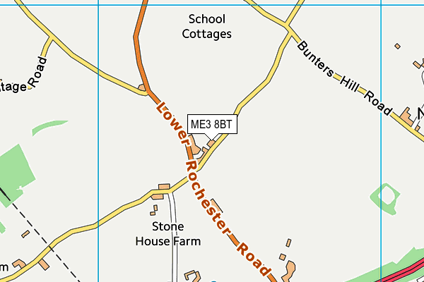 ME3 8BT map - OS VectorMap District (Ordnance Survey)