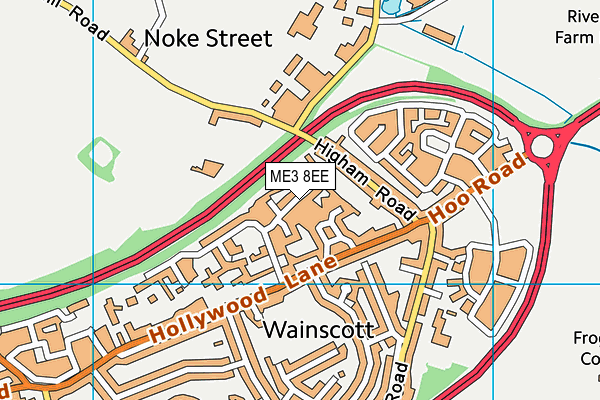 ME3 8EE map - OS VectorMap District (Ordnance Survey)