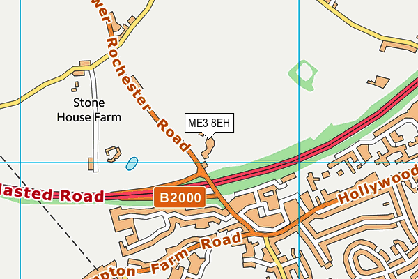 ME3 8EH map - OS VectorMap District (Ordnance Survey)