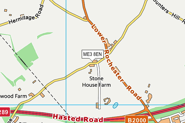 ME3 8EN map - OS VectorMap District (Ordnance Survey)