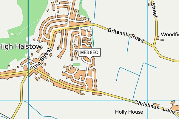 ME3 8EQ map - OS VectorMap District (Ordnance Survey)