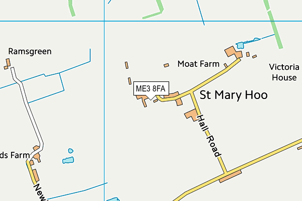 ME3 8FA map - OS VectorMap District (Ordnance Survey)