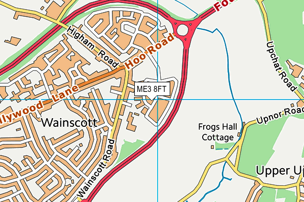 ME3 8FT map - OS VectorMap District (Ordnance Survey)