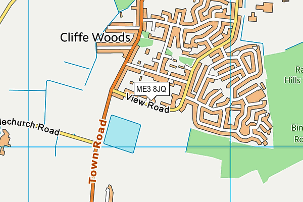 Map of CLOO PROPERTIES LTD at district scale