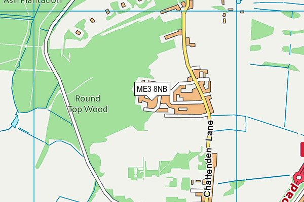 ME3 8NB map - OS VectorMap District (Ordnance Survey)