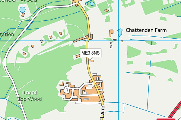 ME3 8NS map - OS VectorMap District (Ordnance Survey)