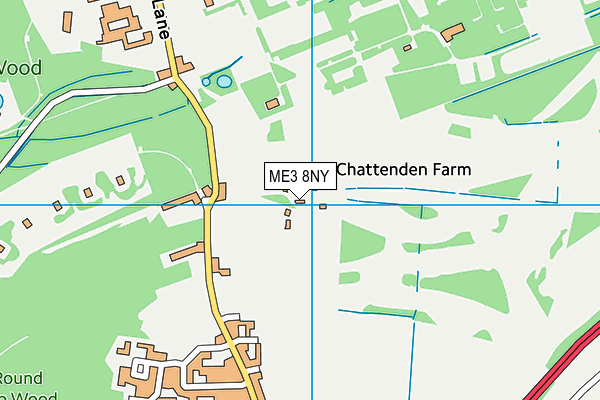 ME3 8NY map - OS VectorMap District (Ordnance Survey)