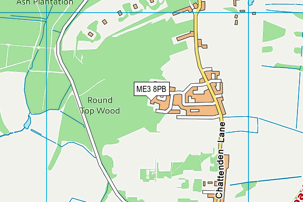 ME3 8PB map - OS VectorMap District (Ordnance Survey)
