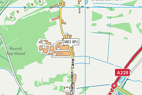 ME3 8PJ map - OS VectorMap District (Ordnance Survey)