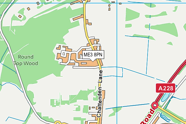 ME3 8PN map - OS VectorMap District (Ordnance Survey)