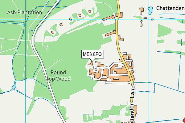 ME3 8PQ map - OS VectorMap District (Ordnance Survey)