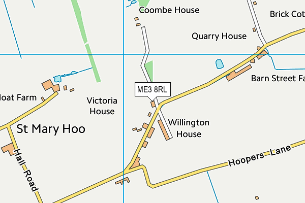 ME3 8RL map - OS VectorMap District (Ordnance Survey)