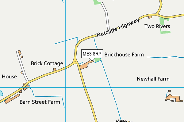 ME3 8RP map - OS VectorMap District (Ordnance Survey)