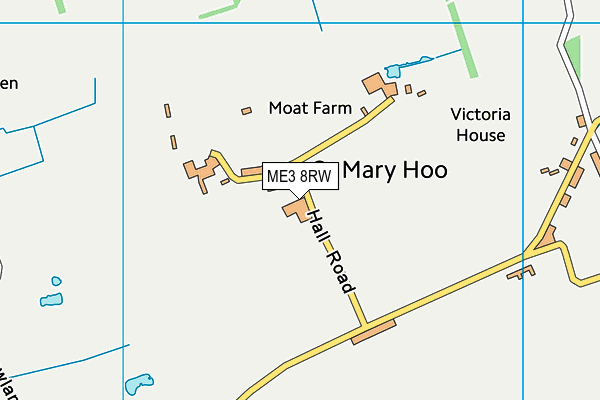 ME3 8RW map - OS VectorMap District (Ordnance Survey)