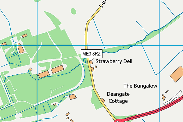 ME3 8RZ map - OS VectorMap District (Ordnance Survey)