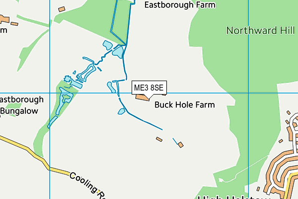 ME3 8SE map - OS VectorMap District (Ordnance Survey)